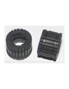 Neumático slick rallado chapo 1/24 (x2)