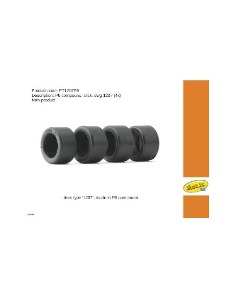 Neumaticos P6 18x10mm