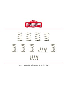 Muelles de suspension formula 1 Soft 6 mm
