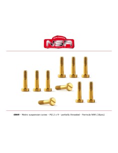 Tornillos de suspension 2,2 x 9mm Formula 1
