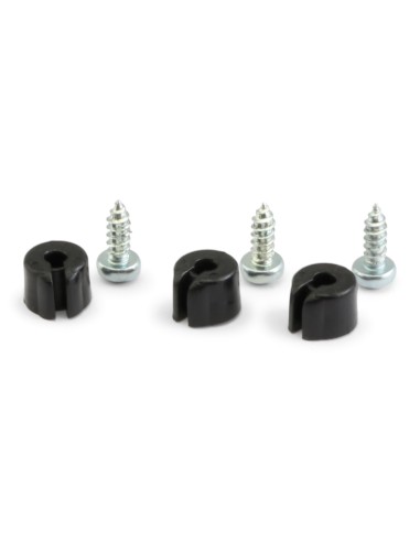 PLASTIC CUPS + SCREWS for MOTOR SUPPORT (3+3pcs)