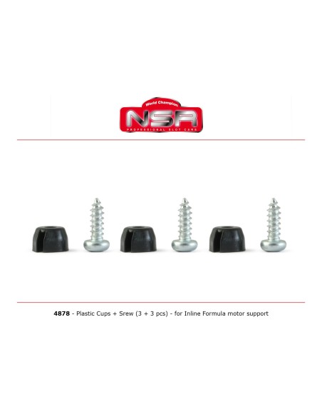 Topes de fijacion soporte de motor Formula 1