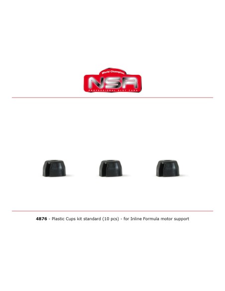 Topes de fijacion soporte de motor Formula 1