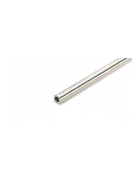 SC-1202 - Eje Acero Pro 3/32 x 55mm. Perforado Peso 0.98gr scaleauto