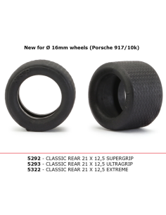 NSR5292 CLASSIC Rear 21 x 12.5 ULTRAGRIP Llanta de 16  Porsche 917/10K