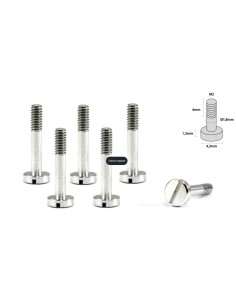 SC-5147C - Tornillería Suspensión de Cabeza ø4,3mm M2x11mm scaleauto