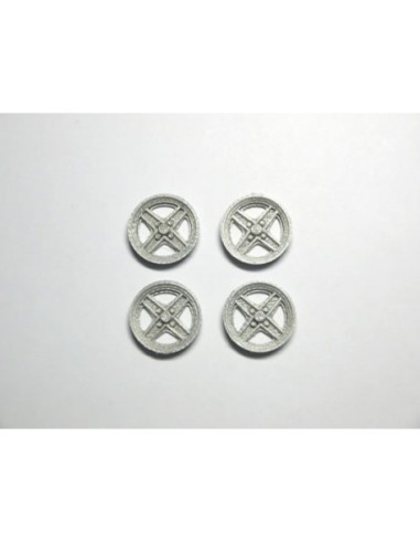 M-T159SP4S - Tapacubos Type 131 15,9mm Silver de Mustang Slot