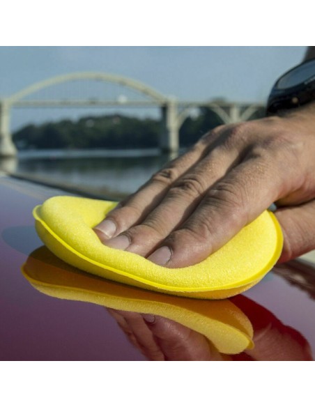 Sisbrill A2824 - Aplicador de poliespuma amarillo Sislim Detail Limpieza