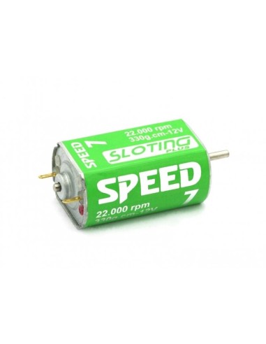 SP090007 - Motor Speed 7 22.000 rpm  12V - 330 gr./cm Sloting Plus
