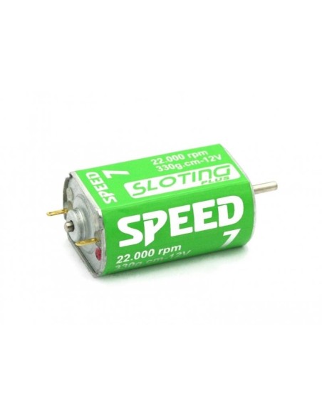 SP090007 - Motor Speed 7 22.000 rpm  12V - 330 gr./cm Sloting Plus