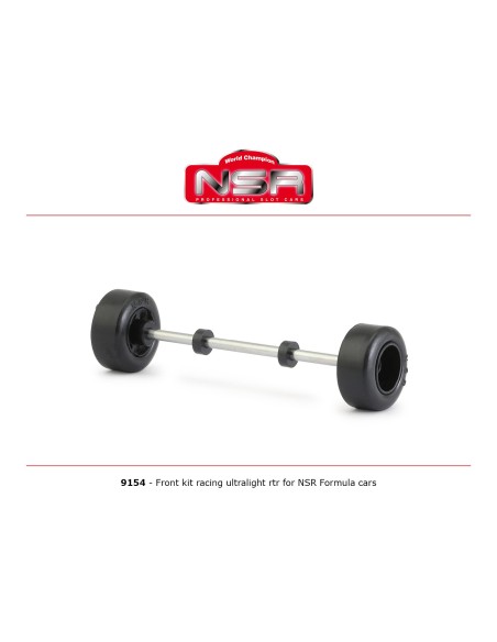 NSR9154 - Eje delantero completo ultralight Formula 1