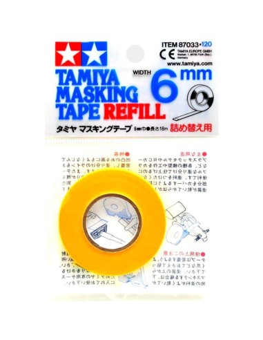 TA87033 - Cinta enmascarar 6mm de Tamiya