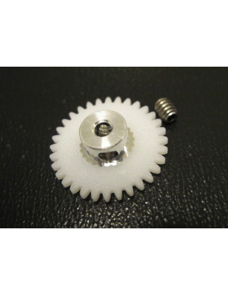 TH-GE32SWP - Corona SW 32d Nylon diametro 17mm -Blanca- de Thunderslot