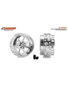 SC-4048D25 - Llanta aluminio 16.9x8.5mm. Monza-2 de Scaleauto