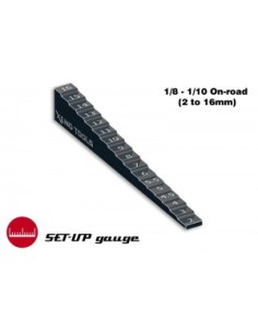 Ultra fine chassis Ride Height (3.8 - 8.0mm)