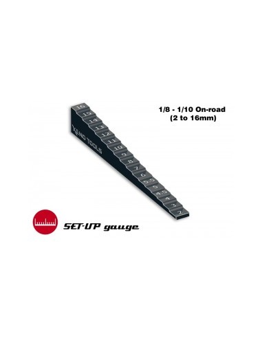 Ultra fine chassis Ride Height (3.8 - 8.0mm)