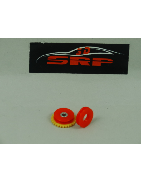 Polea Trasera Corona Scaleauto 17,5mm. (1/Unidad) Ref - 3D SRP 018117