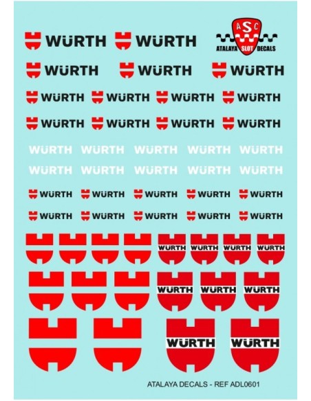 Calca genérica Wurth - ADL0601 de Atalaya Decals