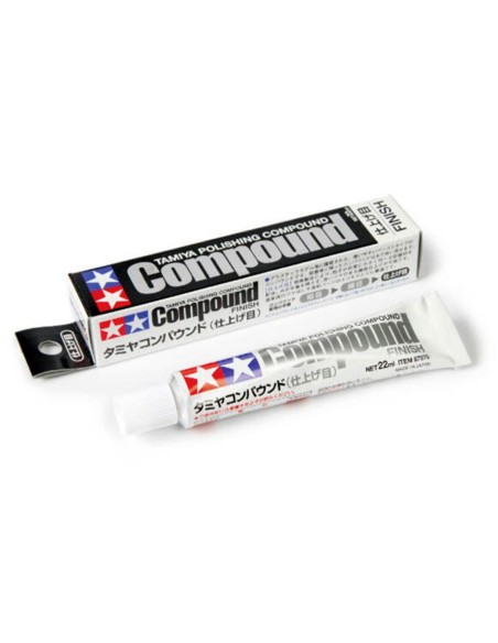 TA87070 - Pulimento de Acabado Compund Finish 20gr de Tamiya
