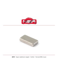 NSR4870 - Iman de neodimio 5x10x2 2 uds