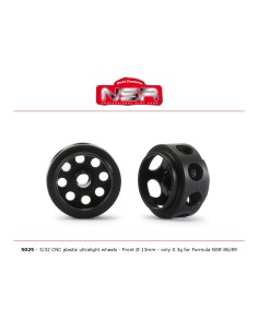 NSR5025 - Llantas delanteras Plastico CNC 3/32 13mm 0,3 gr