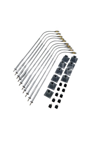Pack 10 Farolas color plata 1/32  HSR-2125 HobbyClassic Hobby Slot Racing