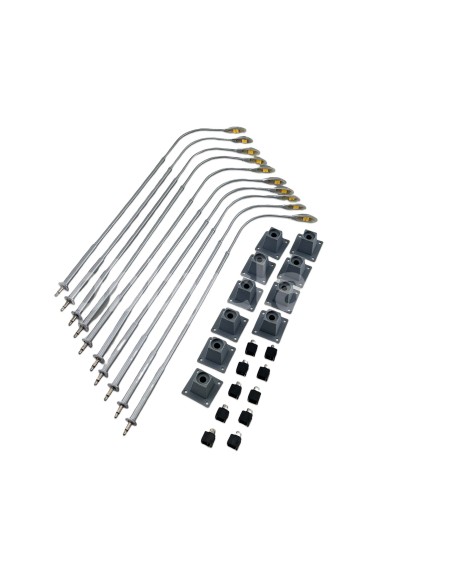 Pack 10 Farolas color plata 1/32  HSR-2125 HobbyClassic Hobby Slot Racing