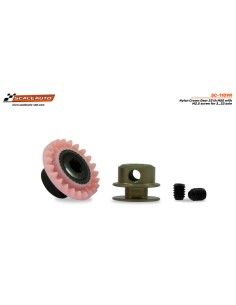 SC-1109R Corona 23d alma de bronce, para eje 3/32, M2.5 de Scaleauto