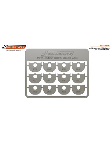 SC-1651A - Separadores para guia SC espesor 0,10mm de Scaleauto