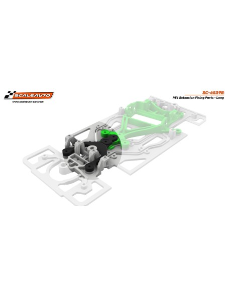 SC-6539B - Extensiones para Soporte Motor RT4 - Largos de Scaleauto