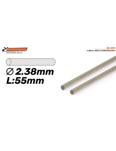 SC-1211 - Eje acero Pro 2.38mm x 55mm x2