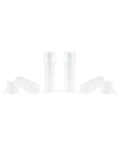 Bote de plastico transparente 17 x 50 mm