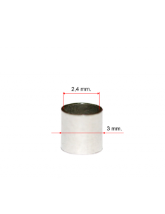 Separador bronce 3mm eje 2,38mm (x10)