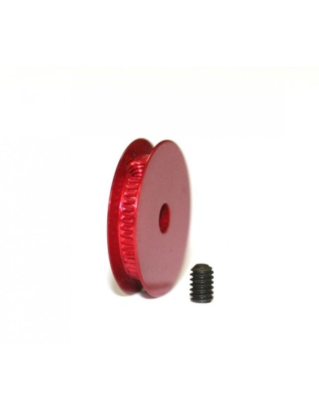 Polea UNIVERSAL Ø10 eje 2,38 mm. ROJO Slotingplus