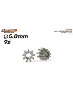 Piñón 9d. M50 acero para eje 2mm ø5,0mm x 2.5mm