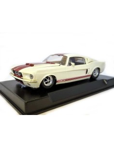 TH-CA00502 - Mustang G.T. 350 White Wimbledon 1967 Thunderslot 