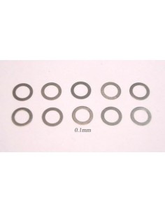 Espaciadores metal para guias 1/32 0,1mm