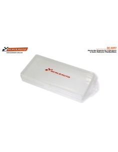 Caja Organizadora para chasis 1/24 o herramientas. Transparente- medias: 175x85x28mm