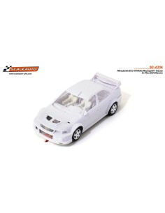 Mitsubishi Evo VI White Racing Kit - Anglewinder In-Flex 2.0 Chassis