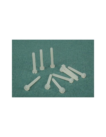 Tornillo plano M2x16 nylon