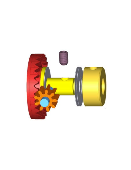 Corona 23D In-line ejes 2.38mm