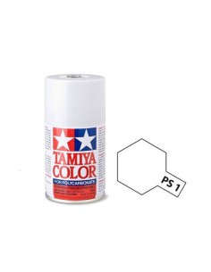 Tamiya TA86001 Pintura Spray Policarbonato 100ml. Blanco Tamiya PS-01