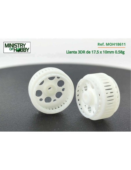 Llanta 3DR 17.5x10mm para eje 2,38"