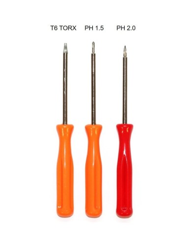 Juego de mini destornilladores PHILLIPS y TORX