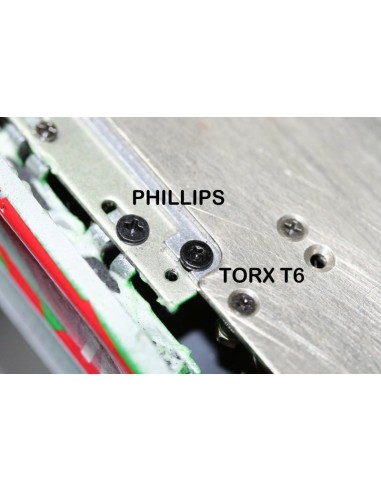 Tornillo M2 x 4 cabeza extra plana TORX
