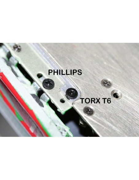 Tornillo M2 x 4 cabeza extra plana TORX