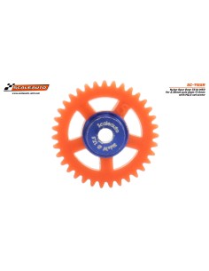 Corona 35d. Sidewinder nylon M50 para eje 2.38mm O17.5m con tornillo M2.5