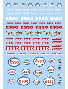 ESSO. Calcas al agua. 70x100mm