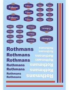 ROTHMANS Calcas al agua. 70x100mm