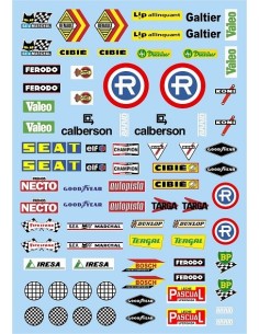 LOGOS CLÁSICOS II. Calcas al agua. 70x100mm